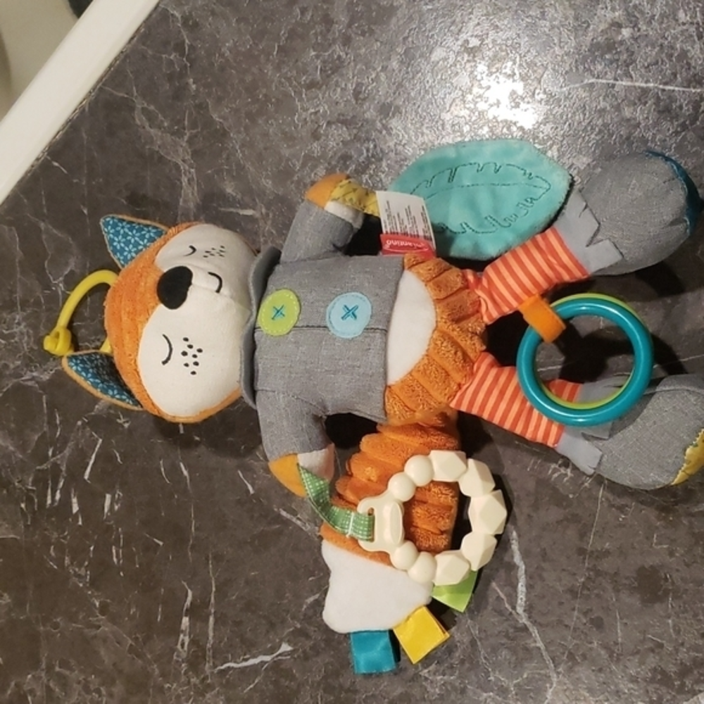 infantino‎ Fox Soft Silicon Teether Cuddle Toy